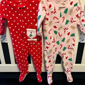 Fleece Christmas Jammies 12 months